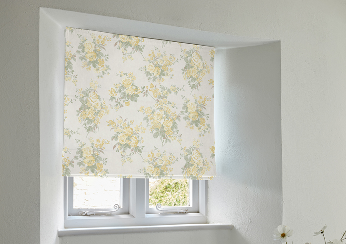 Shabby Chic by Rachel Ashwell Rose Chintz, Yellow - Twist&Fit Roman Blind - Image 5